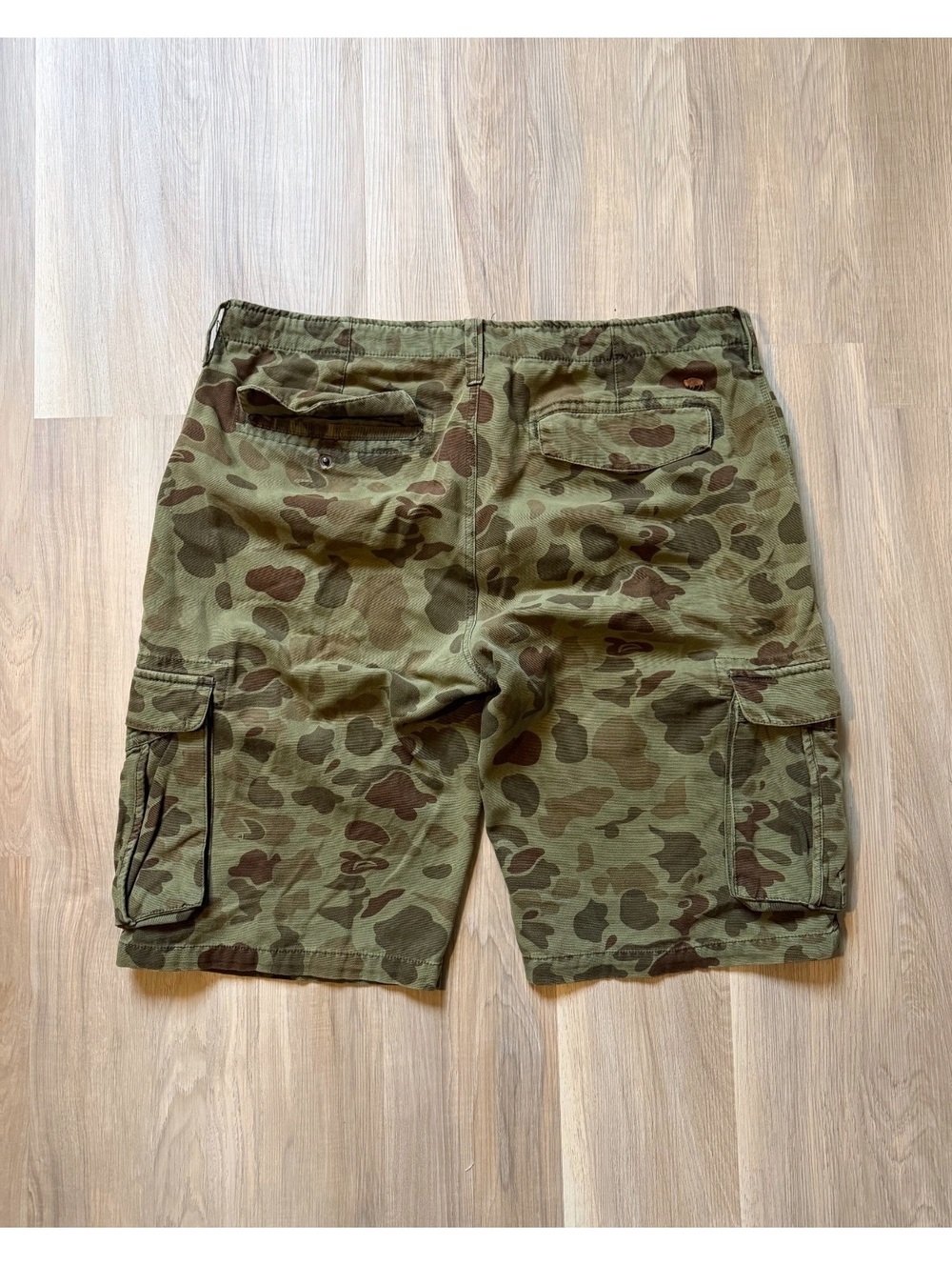 Vintage Buffalo Baggy Camoflague Cargo Shorts